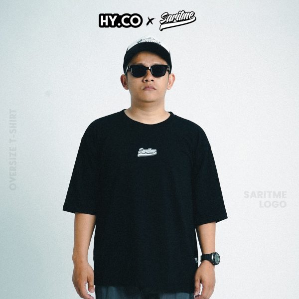 SARITME Logo - Oversize T-Shirt Black
