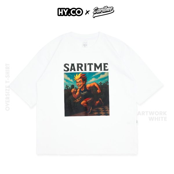 SARITME - Oversize T-Shirt White